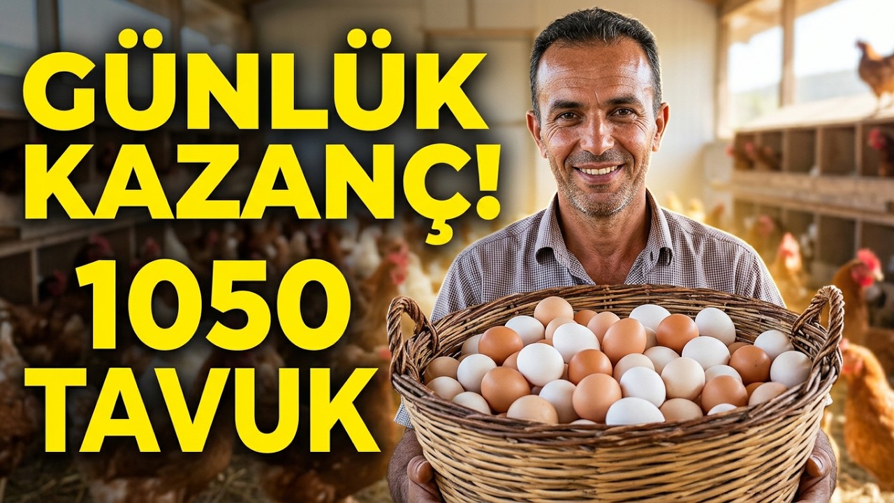 1050 Tavuk 1 Günde Kaç Yumurta Verir? Ne Kadar Para Kazandırır?