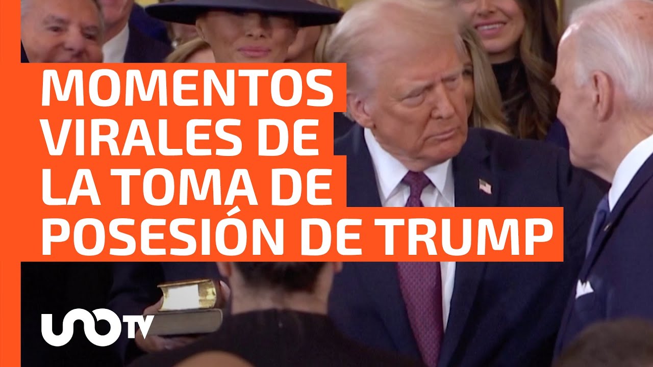 Los 5 momentos m&aacute;s virales de la toma de posesi&oacute;n de Donald Trump