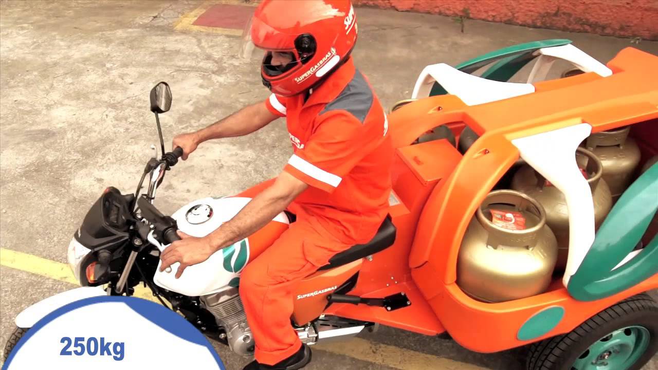 Triciclos de gás da Supergasbras é com a FUSCO-Motosegura