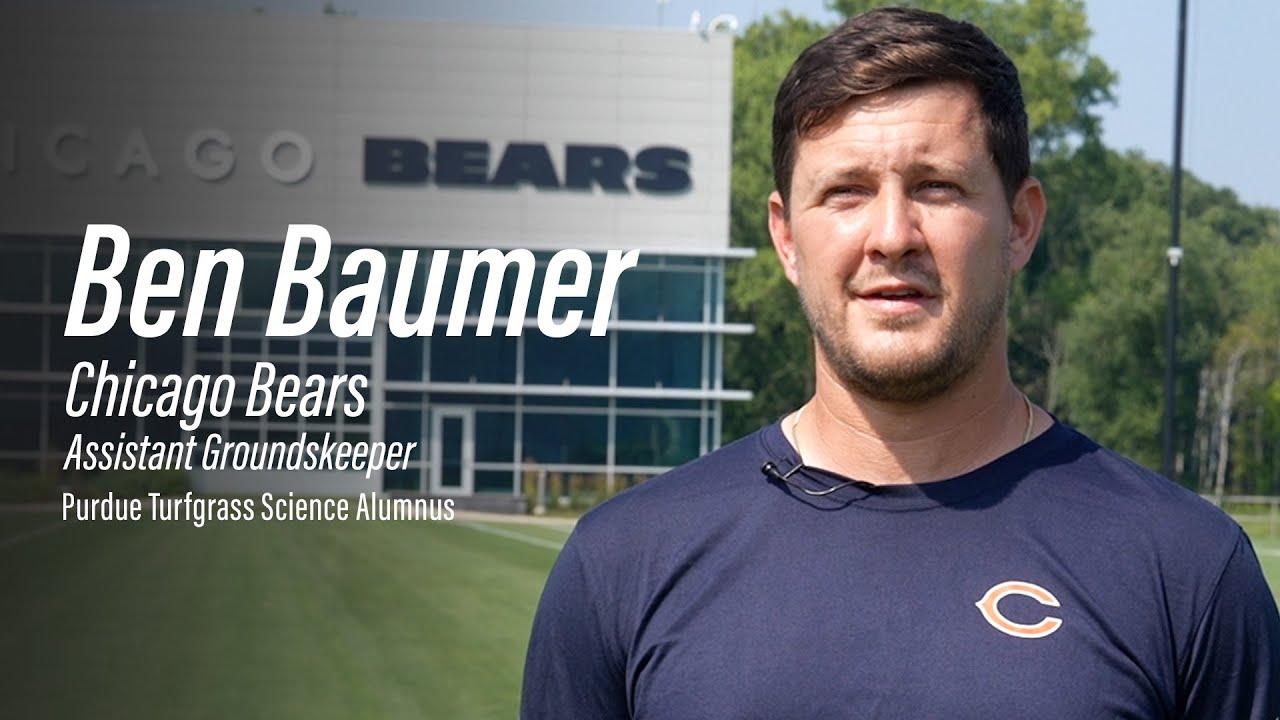 Ben Baumer - Chicago Bears Assistant Groundskeeper - Purdue Turfgrass Science Alum