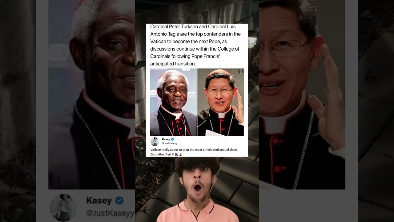 Cardinal Peter Turkson and Cardinal LuisAntonio Tagle are the top contenders in the Vatican