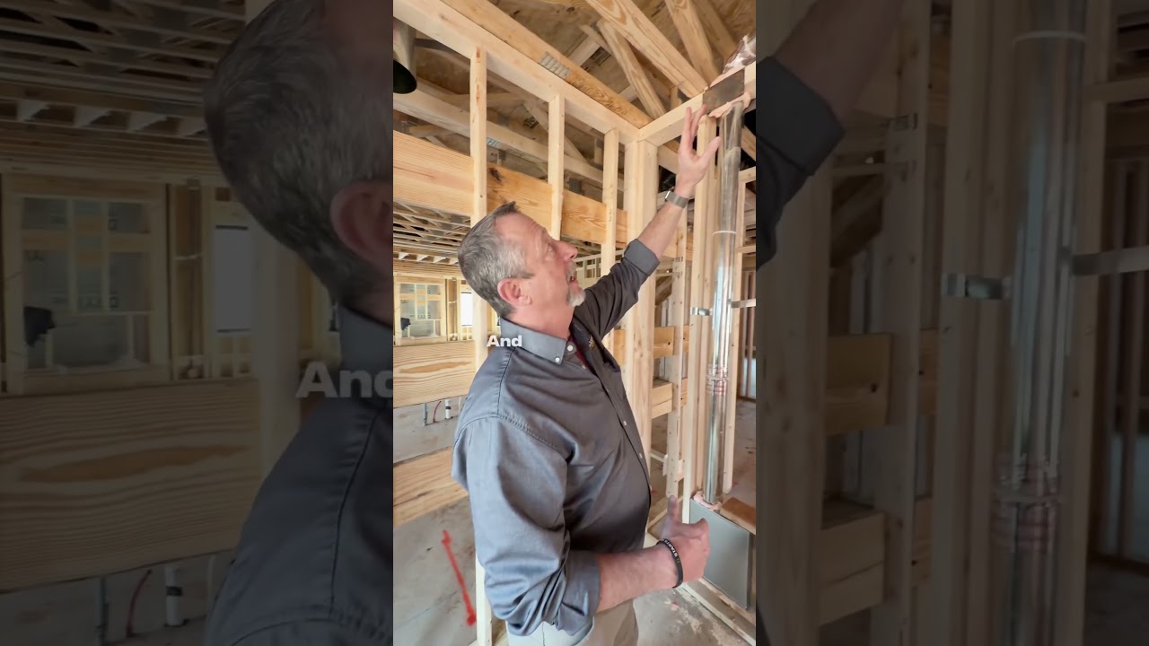 Iets wat je heel gemakkelijk over het hoofd kunt zien 🔍 #drogerontluchting #bouw #bouwplaats #aannemer