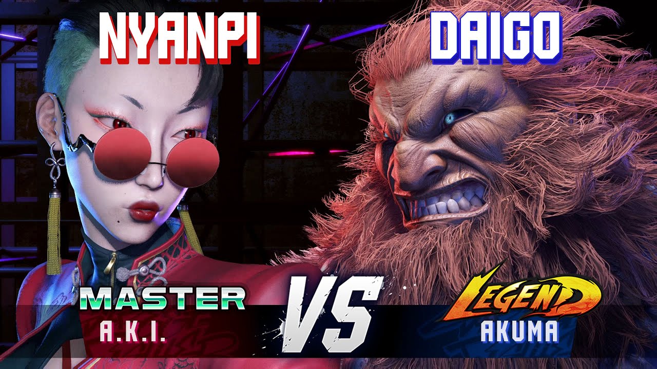 SF6 ▰ NYANPI (A.K.I.) vs DAIGO (Akuma) ▰ High Level Gameplay