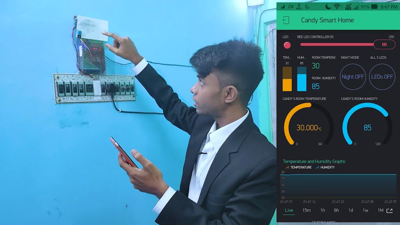 Complete Home Automation Using #NodeMCU and Blynk App in Hindi | #Electrocse