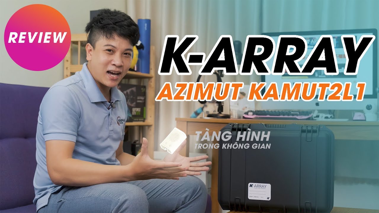 K-Array Azimut-KAMUT2L1 – Dàn âm thanh SIÊU NHỎ, 'TÀNG HÌNH TRONG KHÔNG GIAN'