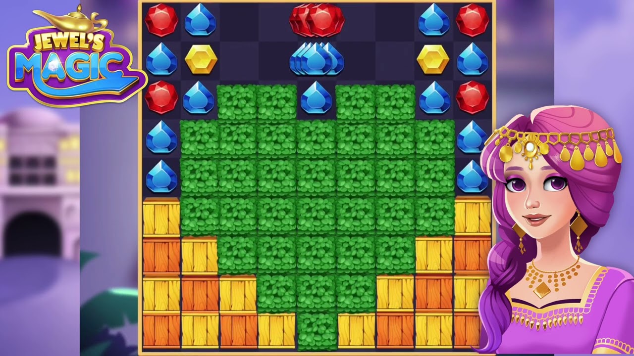 Jewels Magic: Queen Match3 Puzzle