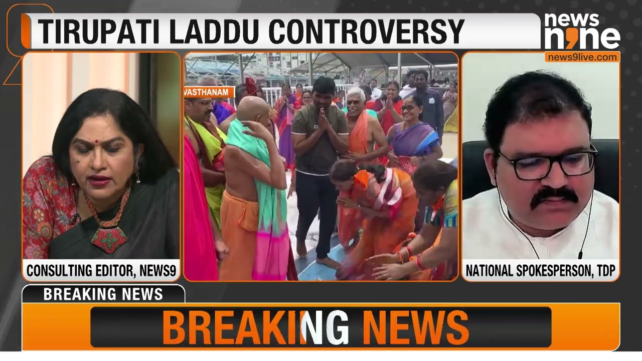 Tirupati Laddu Row | CM orders forming SIT, Ex-CM Jagan calls Naidu ‘pathologic liar’ | News9