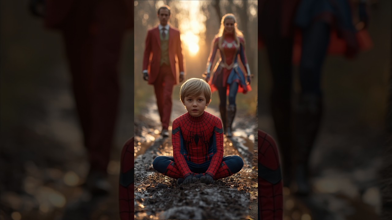 💔Little Spider-Man&rsquo;s Heartbreaking Origin #spiderman #avengers #superhero #aiart #aianimation