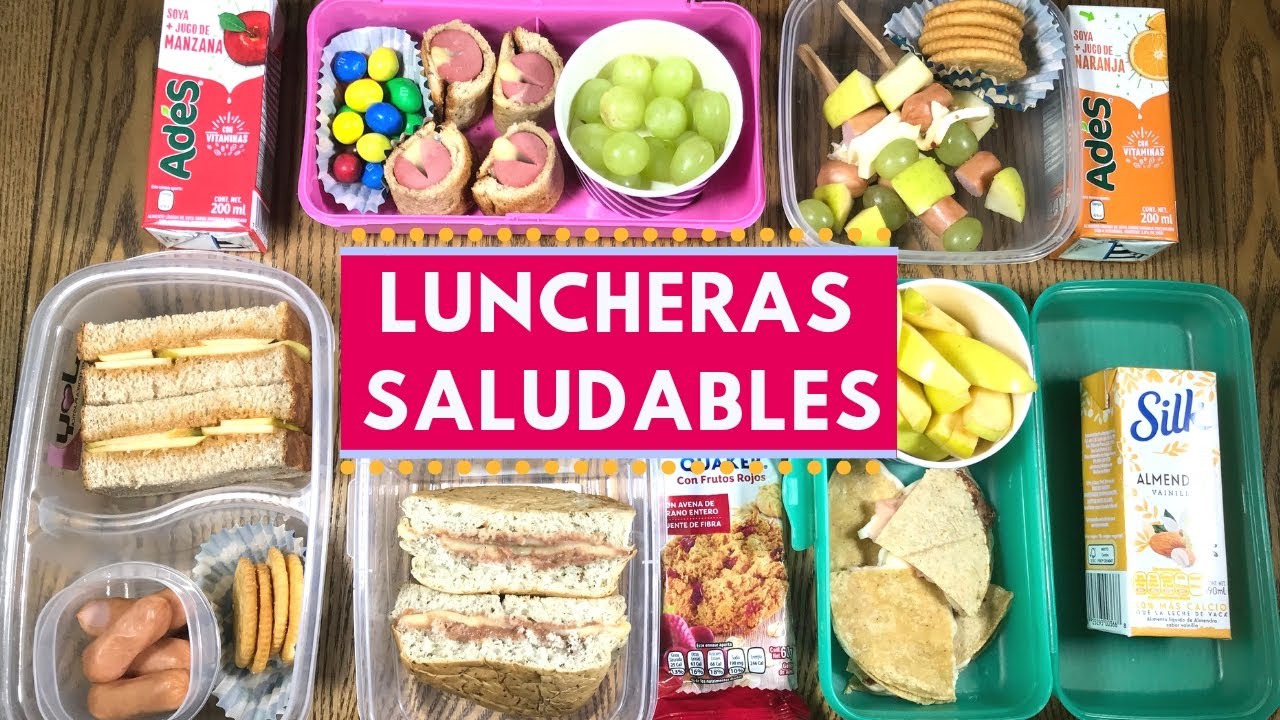 5 IDEAS de Lunch nutritivos y fáciles | Cocina de Addy