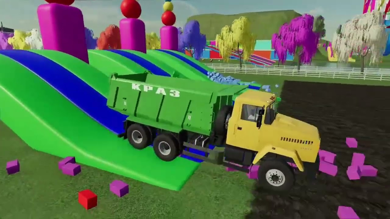 TRANSPORTING CARS,POLICE CARS, FIRE TRUCK,AMBULANCE WITH TRUCK, farming simulator 22 game