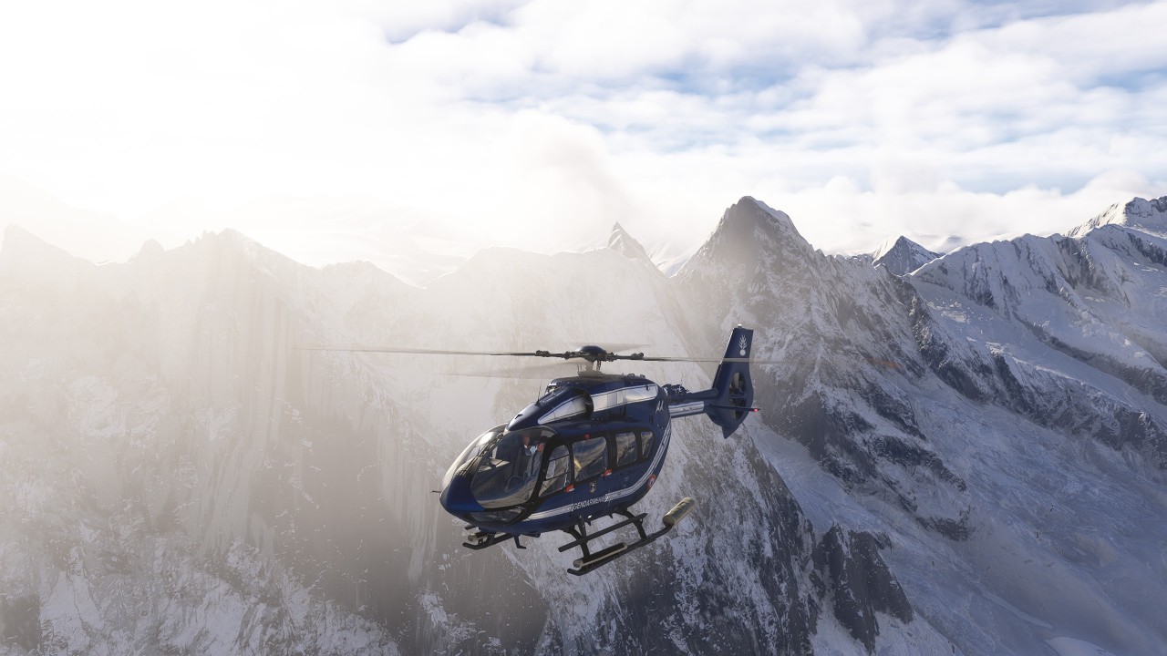 H145 secours montagne parc vanoise courchevel