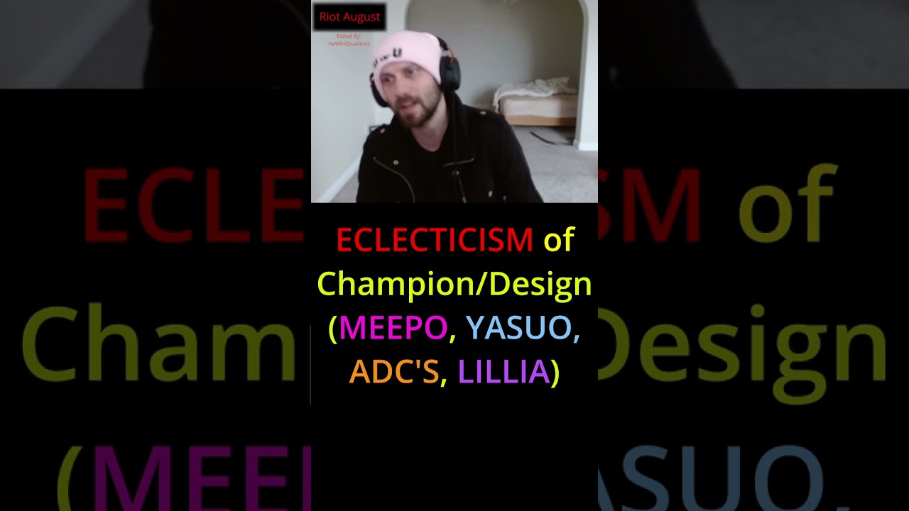 Riot August: ECLECTICISM of Champion/Design(YASUO ADCs) | BOLD & NICHE Champion Design (SYLAS VIEGO)