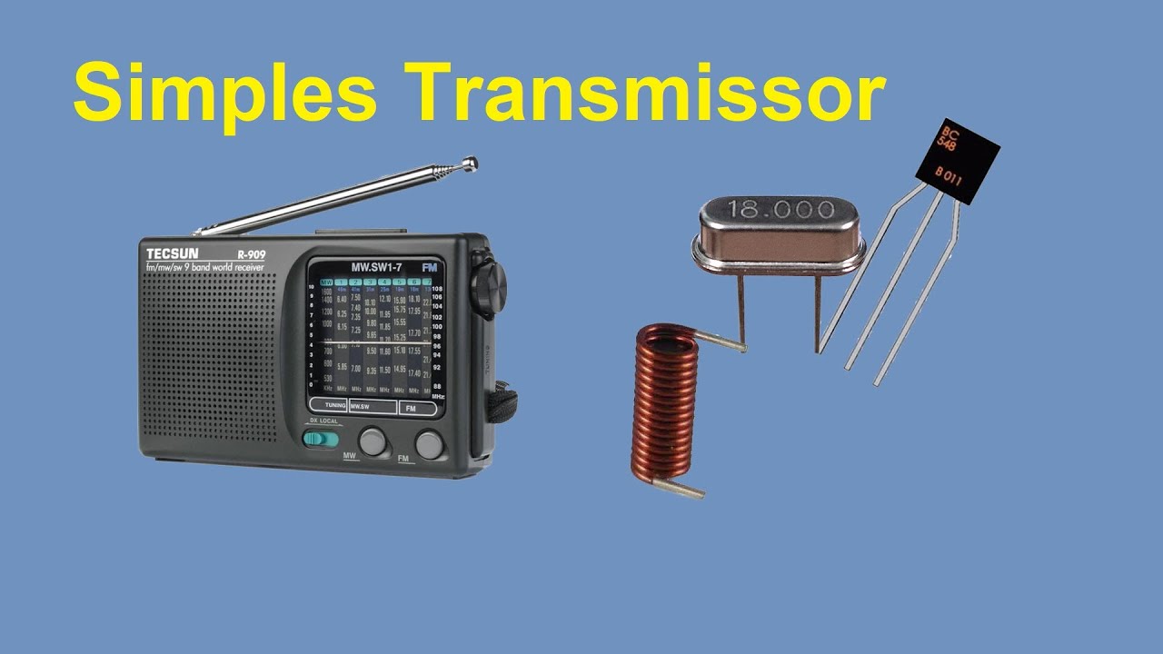 Aprenda Fazer um bom e Simples Transmissor Estável com Cristal Oscilador