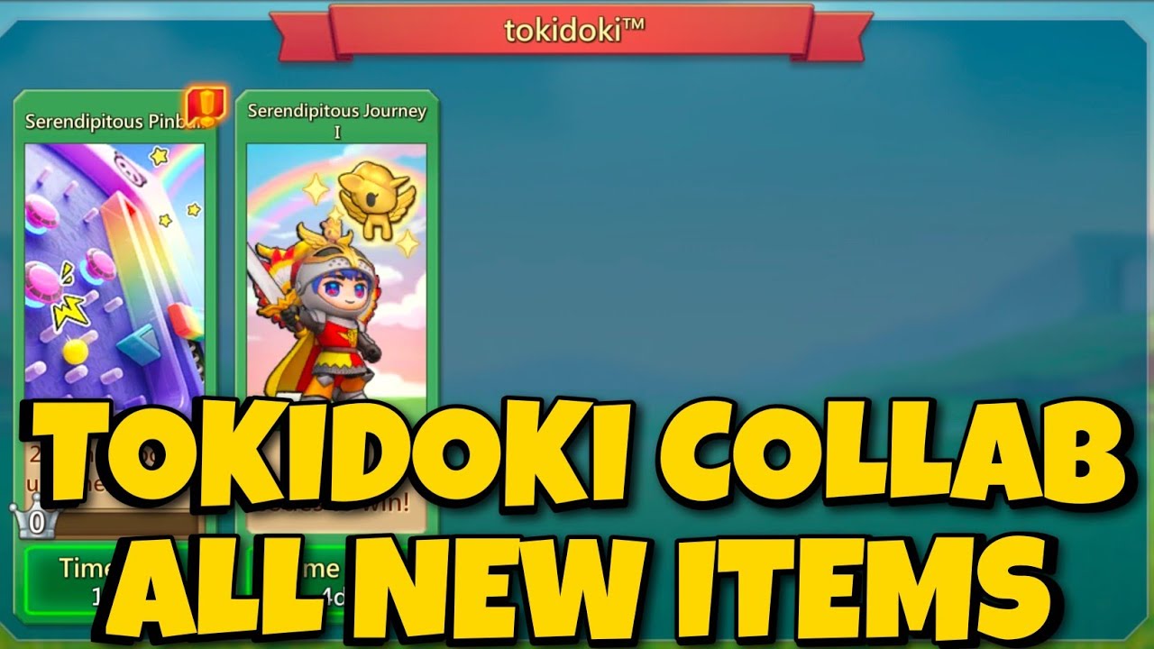TOKIDOKI Collab Again With New Items Lords Mobile