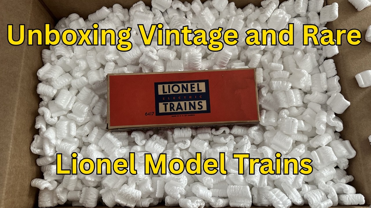 Unboxing Rare Vintage Lionel Model Trains That I Won at an Online Auction