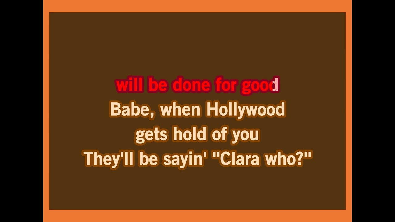 Bonnie and Clyde (musical) - This World Will Remember Us [Karaoke]