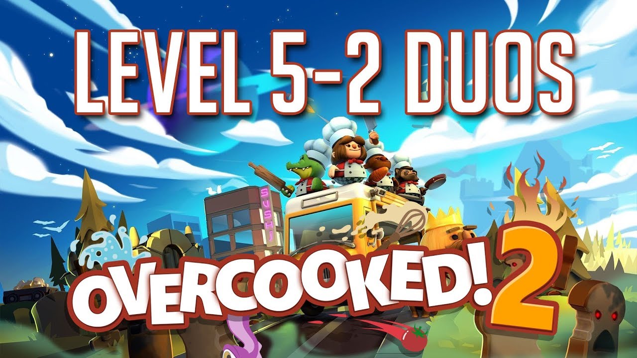 Overcooked 2 - 5-2 World Record | Score : 2460 - Duos
