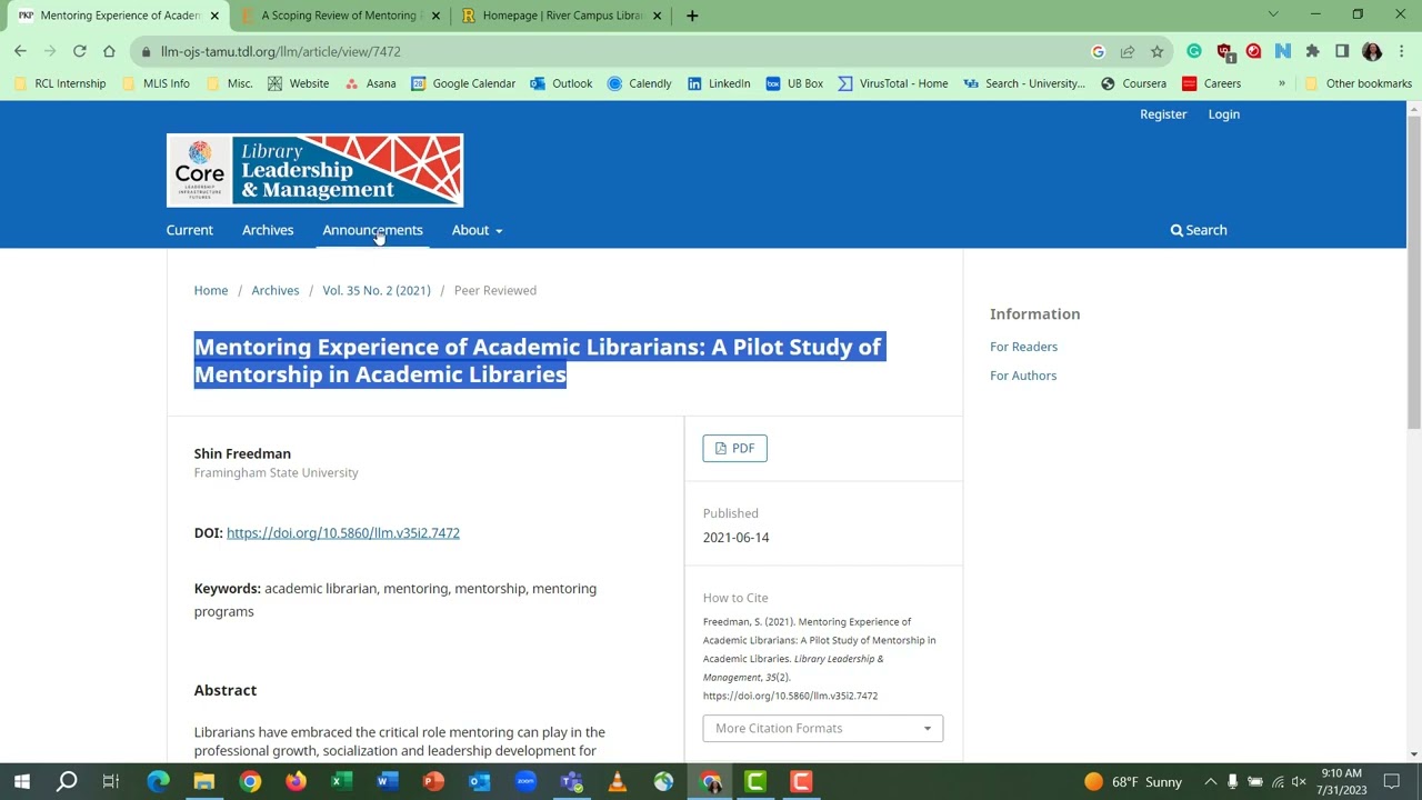 Using Google Scholar to Find Newer Sources (Based on an Older Relevant Source)