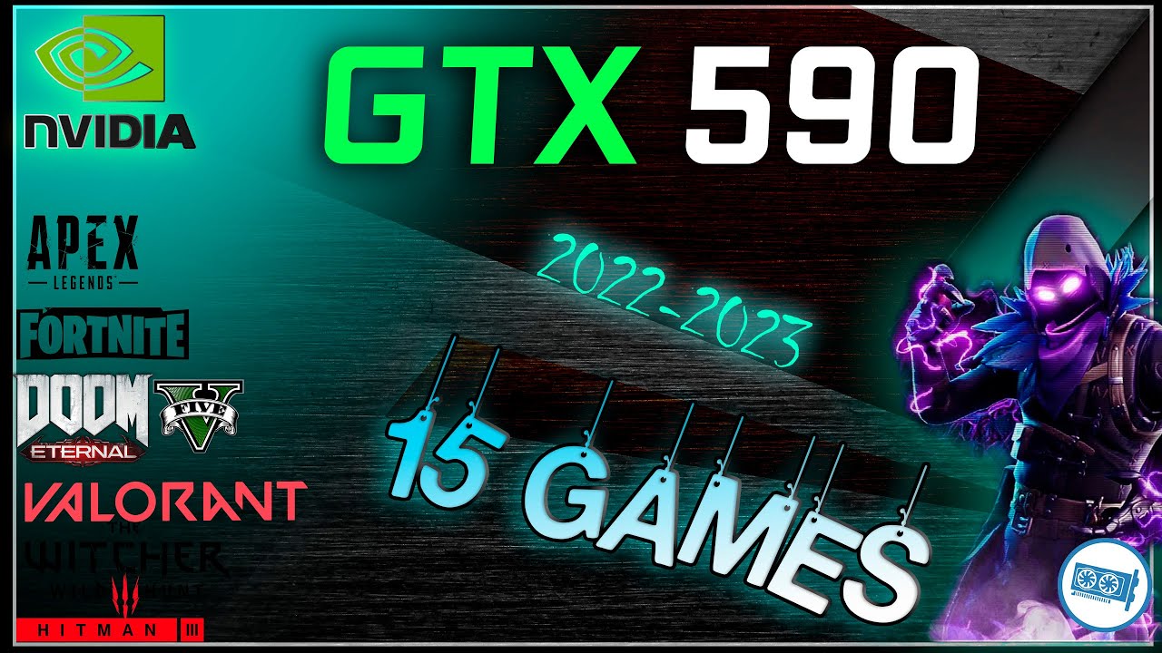 Nvidia GTX 590 | A 30 CM Long BEHEMOTH GPU Test in 2022 | 15 GAMES