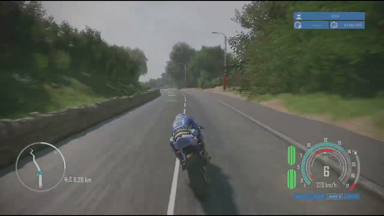TT Isle of Man: Ride on the Edge 3 - SW Course - Realistic phisics - IA 60%