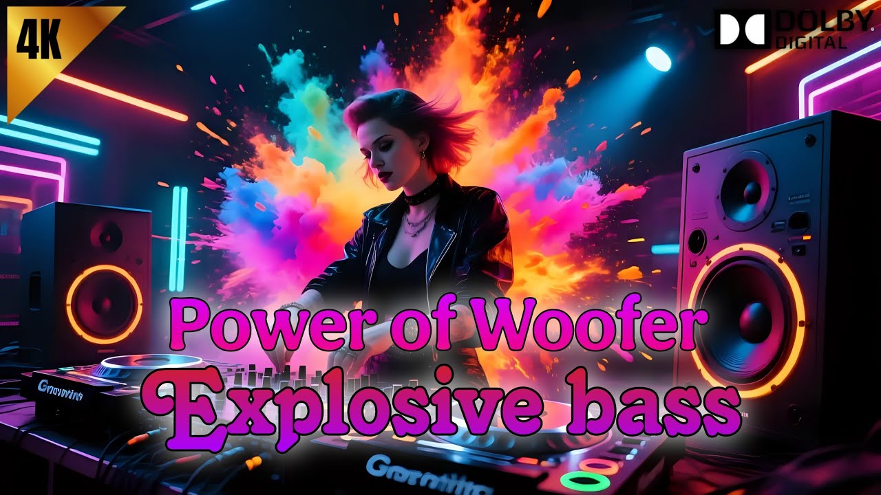 power of woofer explosive bass