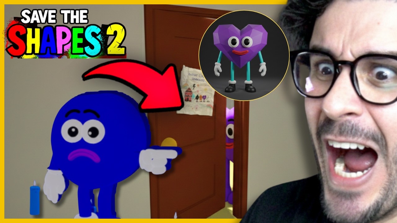 DESCOBRI A PORTA SECRETA DO CAPITULO 2 COM OS SHAPES - SAVE THE SHAPES CAPITULO 1 NOVO MASCOT HORROR