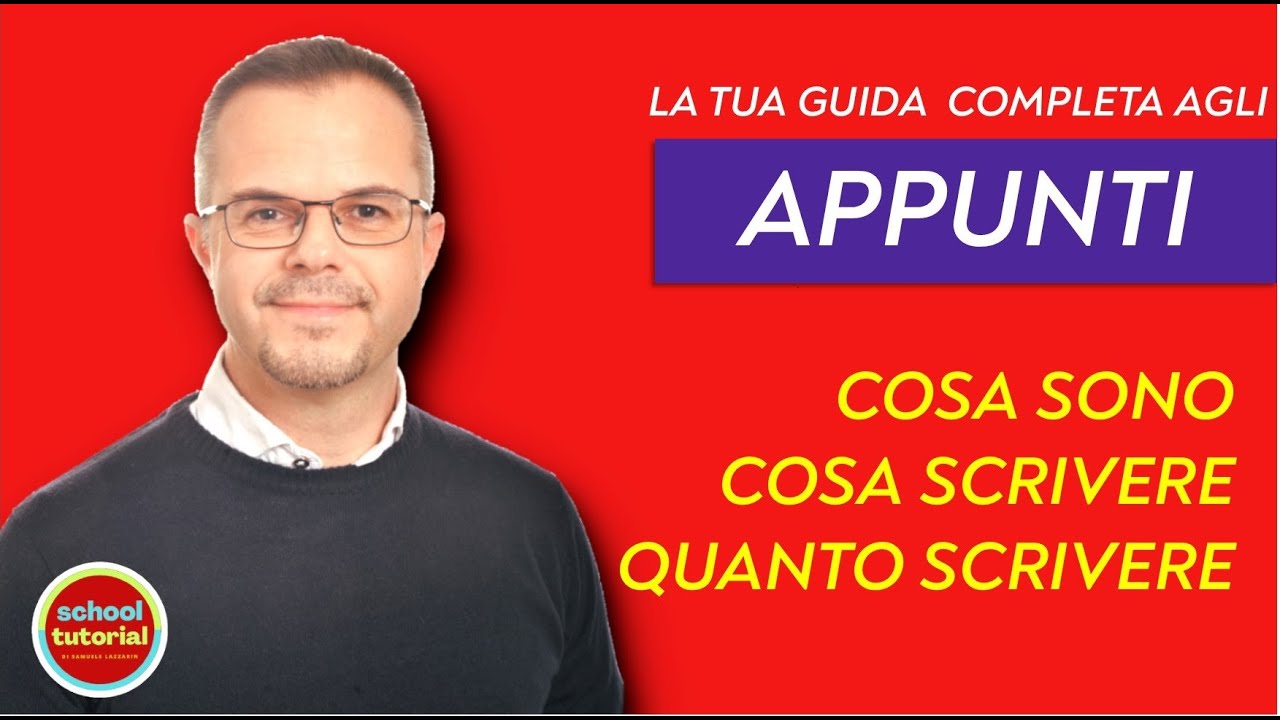Gli appunti - Cosa sono, cosa annotare, quanto scrivere (Guida agli appunti 1/5)