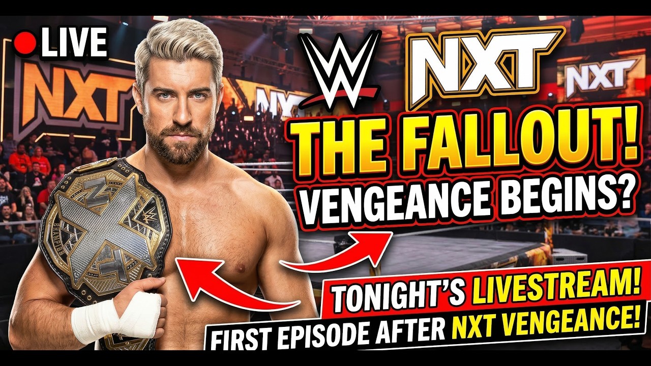 WWE NXT Live Reaction! VENGEANCE FALLOUT!  #FireH