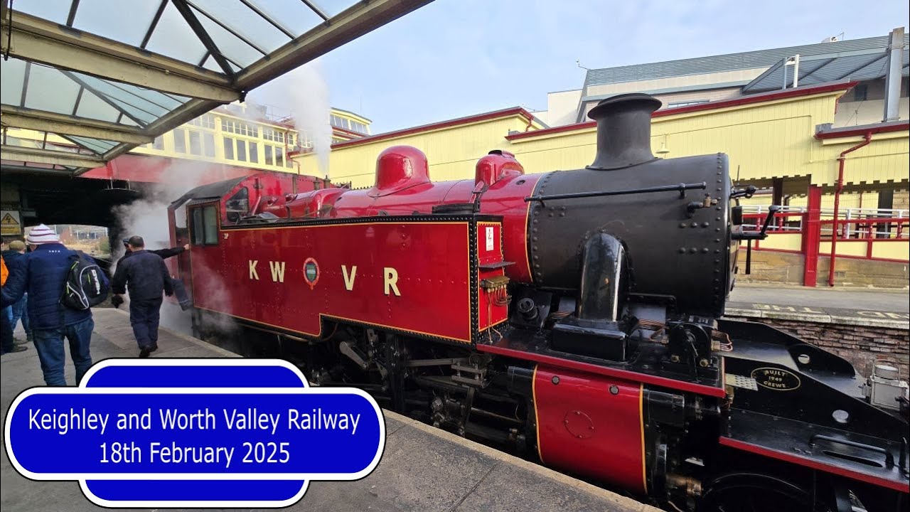 Keighley and Worth Valley Railway - 18th February 2025 #kwvr #keighleyandworthvalleyrailway