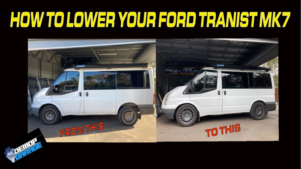 Как опустить Ford Transit mk7 rwd #fordtransit