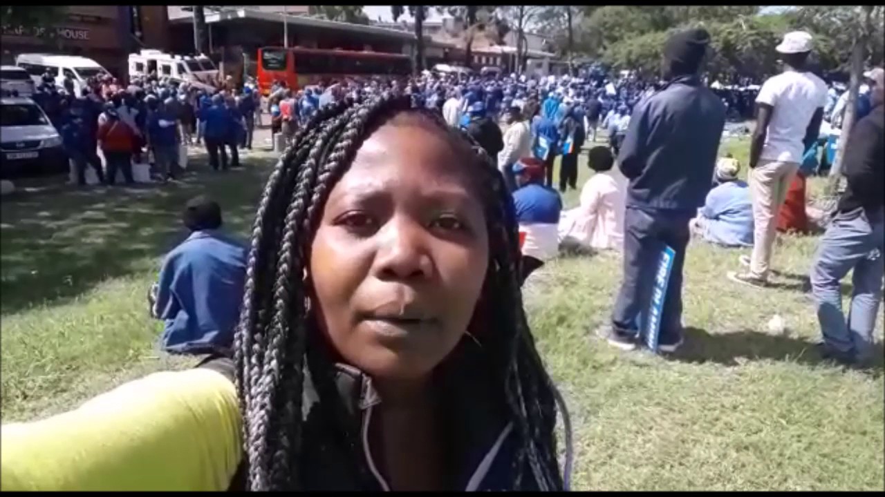 DA members march over Sassa crisis