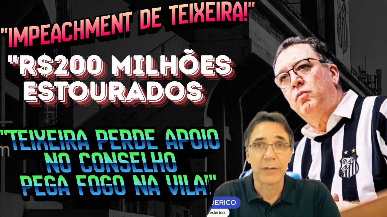 Teixeira Reúne Aliados Na Vila Belmiro, Perde Apoio No Conselho E A Crise Financeira🤍🖤