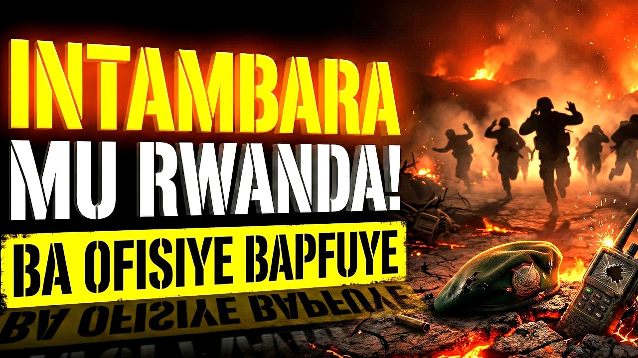 INTAMBARA MU RWANDA!  Ba Ofisiye ba RDF baguye Congo, M23 iri gukubitwa yiruka.