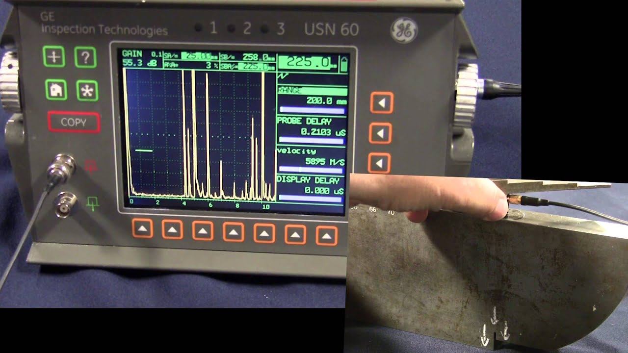 ULTRASONICS NDT Vertical Linearity