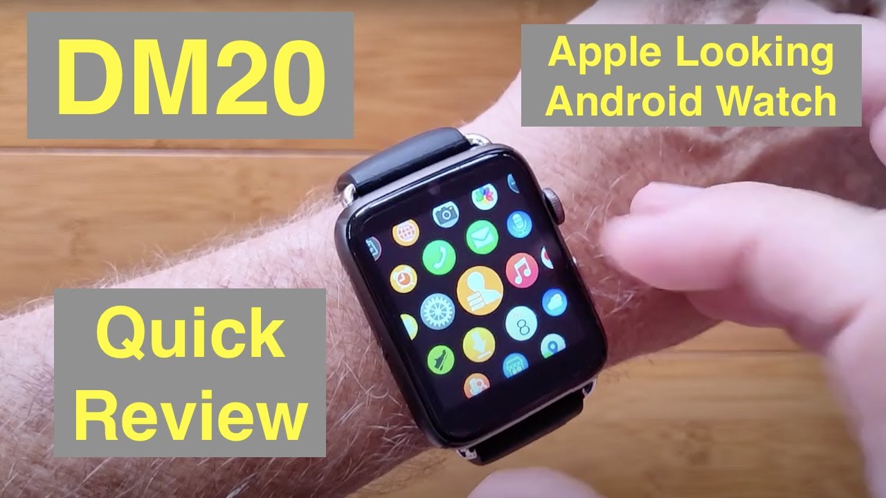 DM20 (like LEM10) Apple Watch Shaped IP67 Waterproof 4G Android 7.1.1 Smartwatch: Quick Overview