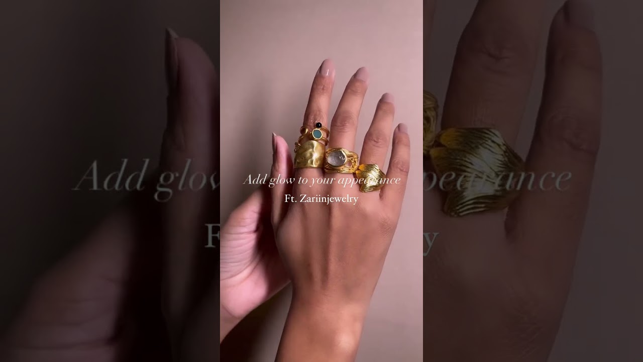 Chunky rings are a stylish new trend popping up everywhere. 💕