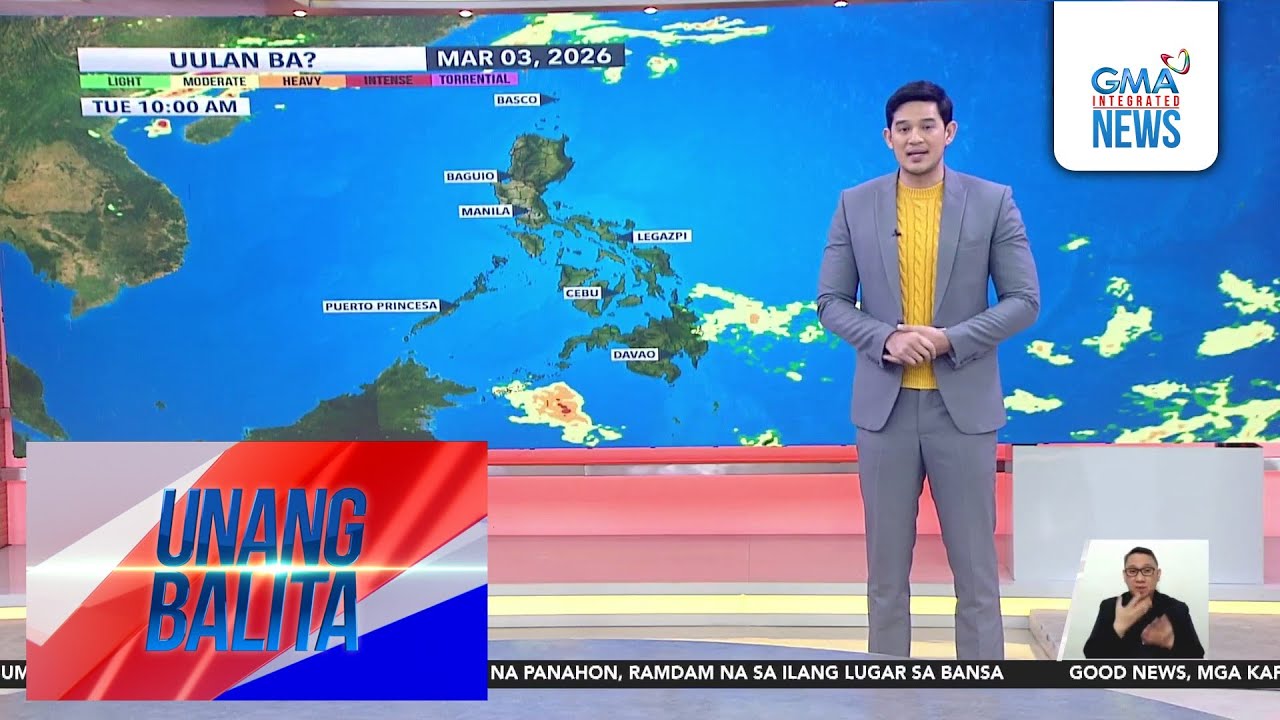 Weather update as of 6AM (March 3, 2026) | Unang Balita