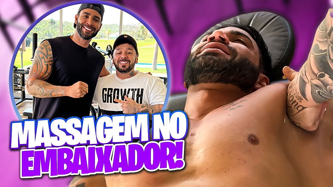 FIZ MASSAGEM NO GUSTTAVO LIMA EM GOIÂNIA