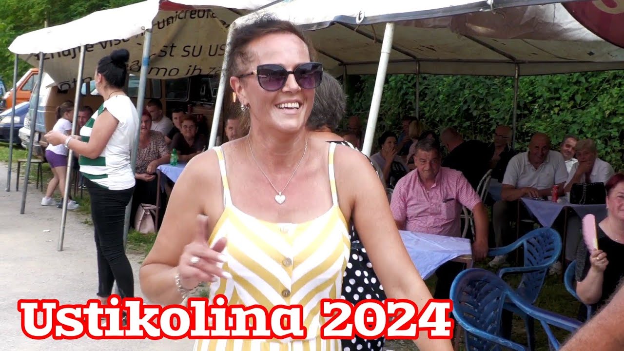 Lom kolo za najljepšu damu Almu Gabela  - Ustikolina teferič 08.06.2024. Irfan i Reva bend