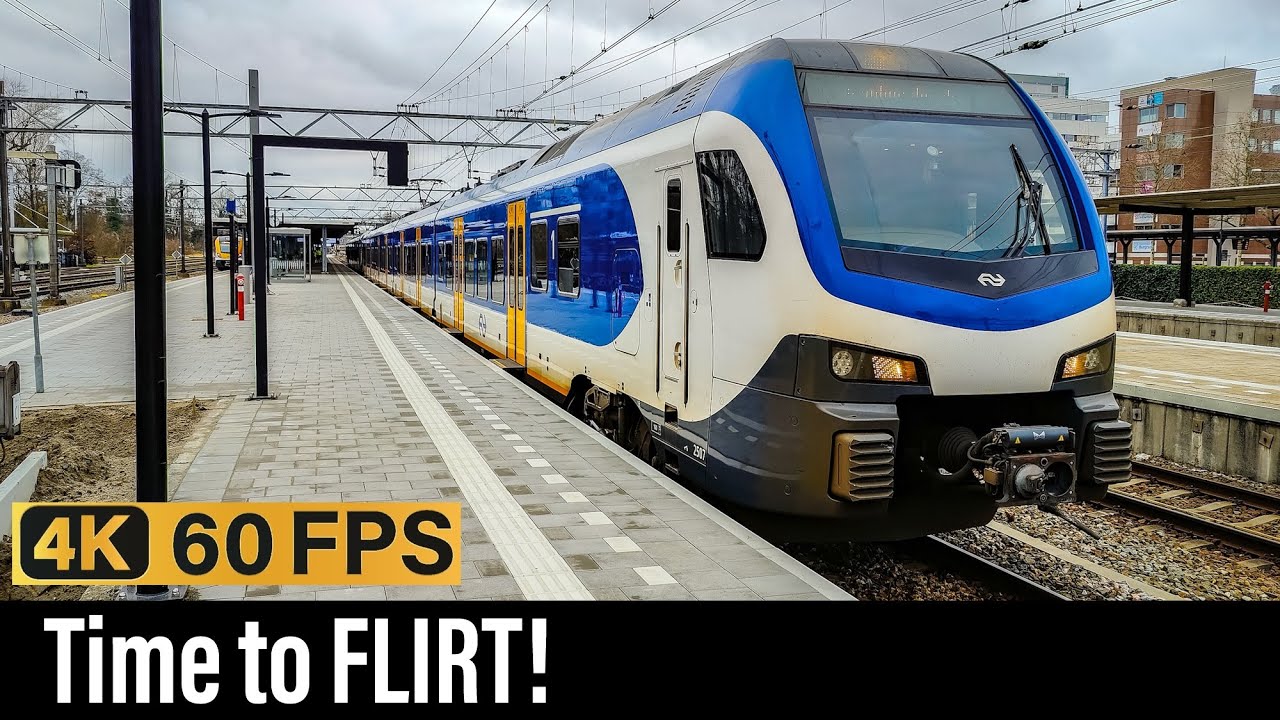 Train Cab Ride NL / Time to FLIRT! / Dordrecht - 's-Hertogenbosch / FLIRT Sprinter / February 2023