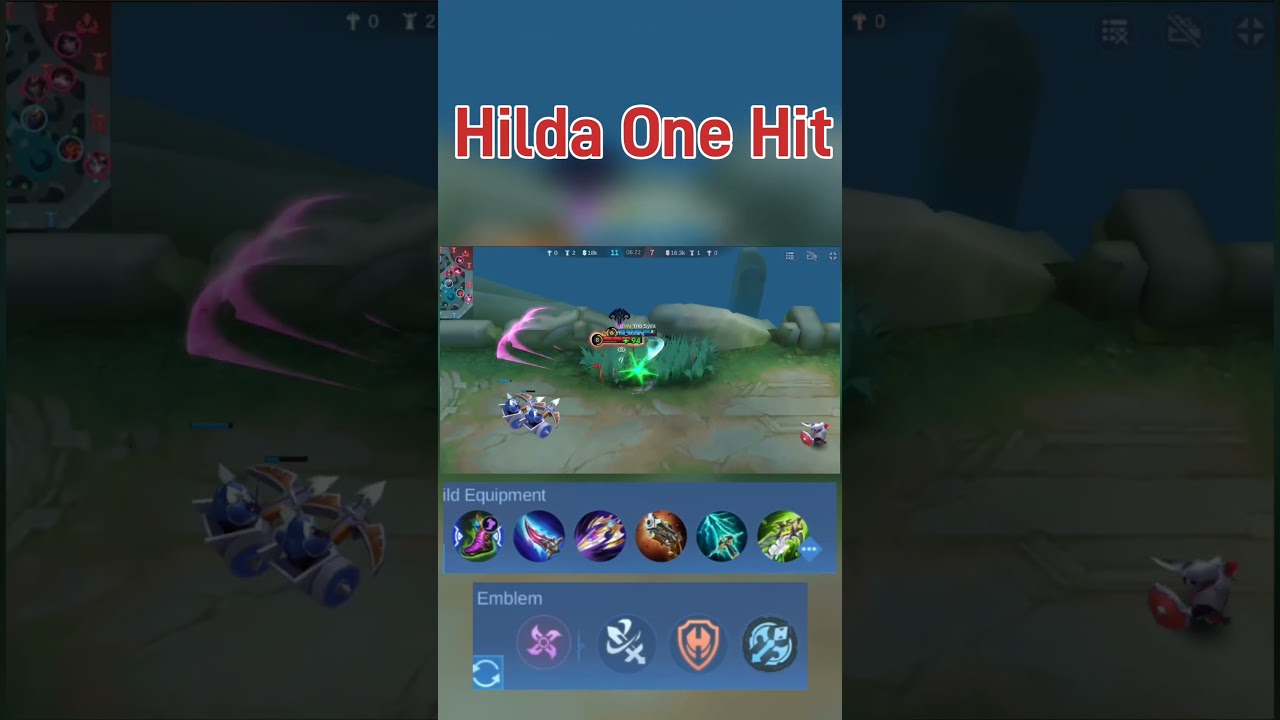 Hilda One Hit #shorts #mlbb #mobilelegends #ardilombok