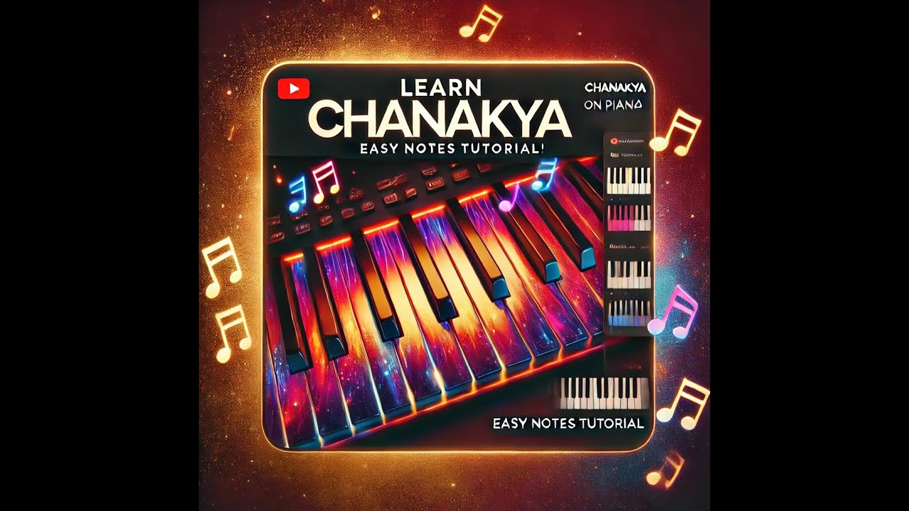 Chanakya - Rishab Rikhiram Sharma || Piano tutorial #piano #pianotutorial #rishabrikhiramsharma