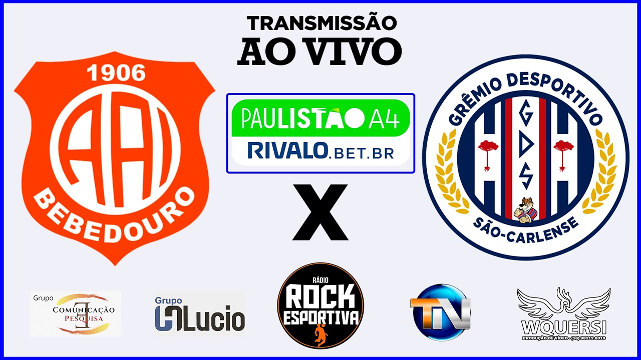 AO VIVO - INTER DE BEBEDOURO x GRÊMIO SÃO-CARLENSE - PAULISTA SÉRIE A4 - 21/02/2026 - NARRAÇÃO