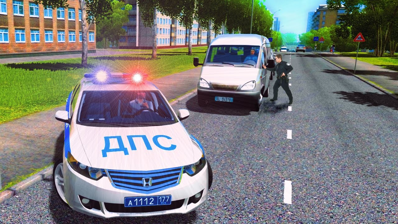 City Car Driving - Inseguimento POLIZIA! (Honda Accord, Audi 80)