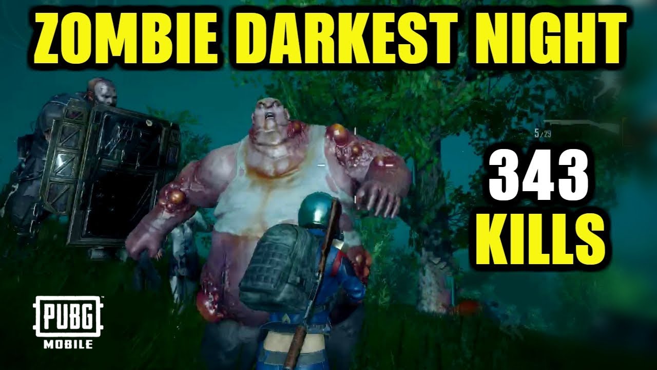 ZOMBIE MODE: DARKEST NIGHT 12 WAVES INTENSE GAMEPLAY | 343 KILLS DUO VS SQUAD | PUBG MOBILE