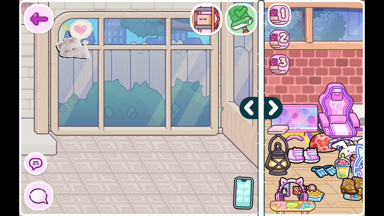 Decoração da minha cozinha no avatar 
