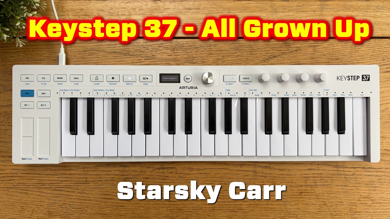 Обзор и демонстрация Arturia Keystep 37 Mk2