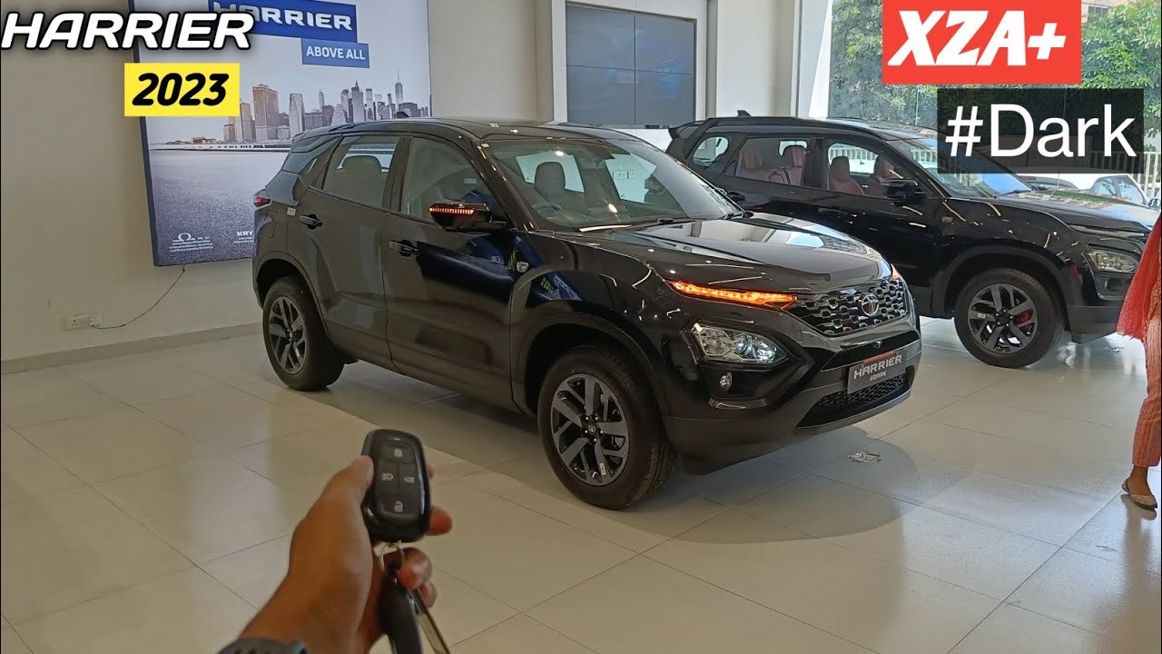 New Updated Tata Harrier XZA+ Dark 2023 ❣️| Tata Harrier Review 😍| #Black Beast