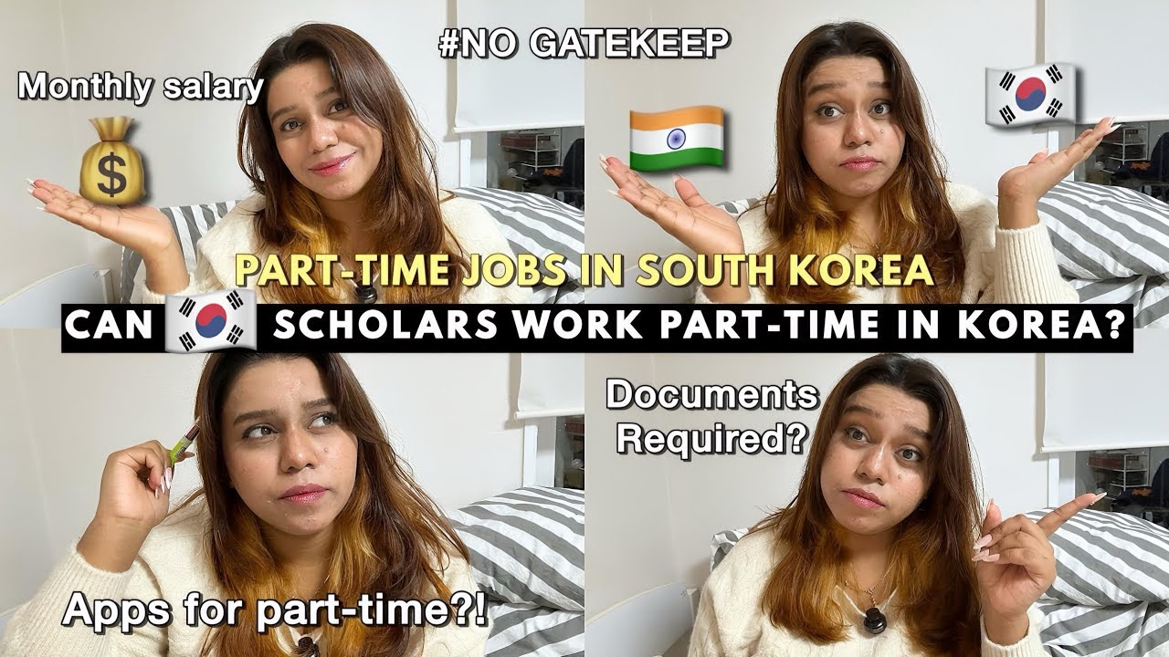 How I got a *PART-TIME JOB*in Korea 🇰🇷 TYPES OF PARTIME JOBS| Indian in Korea🇮🇳🎓