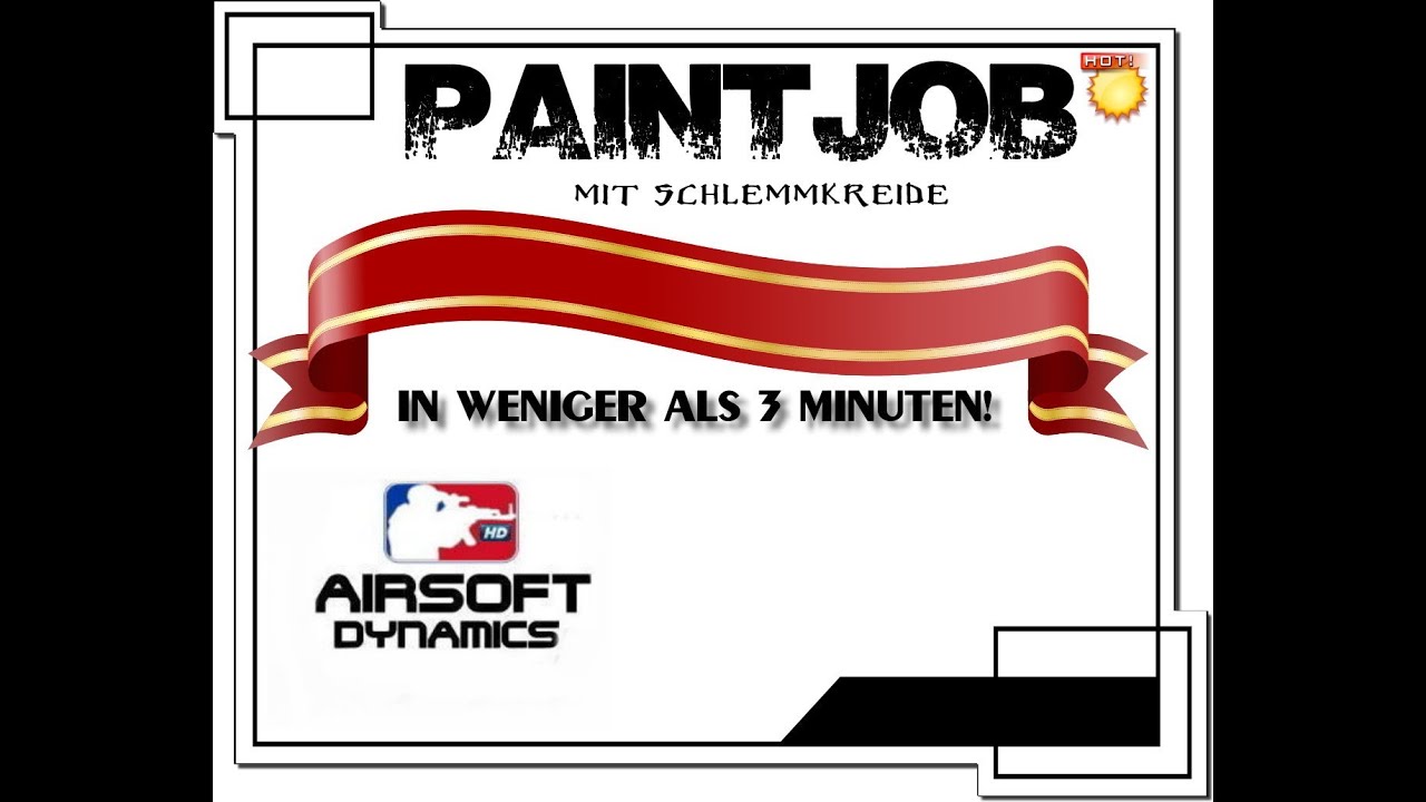 Paintjob in 3 Minuten [How to - Schlämmkreide] - HD